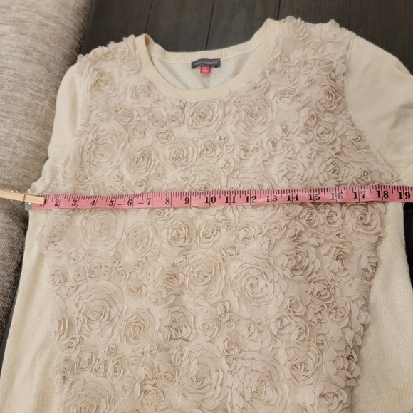 Vince Camuto Rose Pattern Blouse Women's SZ Extra Large - Picture 6 of 9